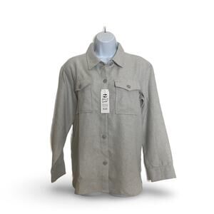 Split Coast Flannel Comfy Shacket